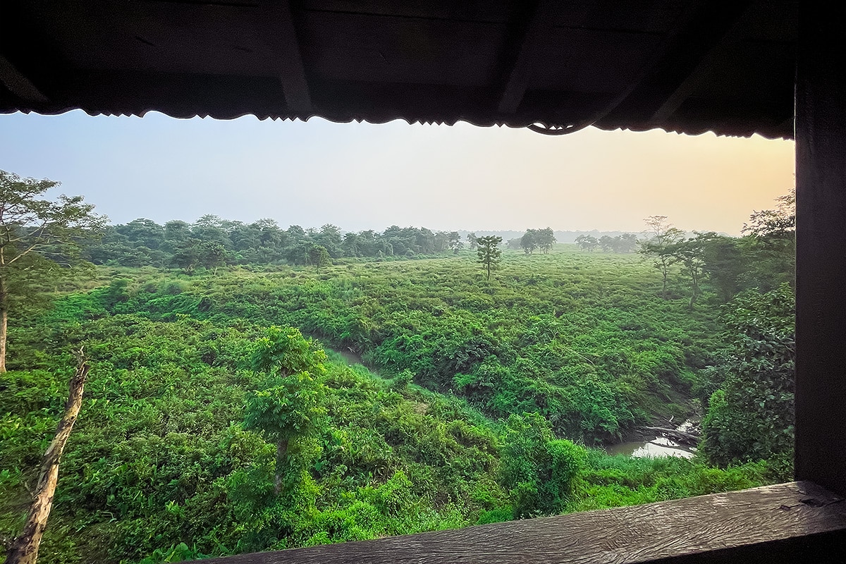 Aussicht Dschungelturm Chitwan Nationalpark